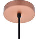 Circa 1 Light 12.5 inch Honey Gold Pendant Ceiling Light
