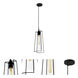 Cere 1 Light 6.75 inch Matte Black Outdoor Pendant