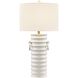 Cindy 32 inch 100.00 watt White Table Lamp Portable Light, Coco & Dash