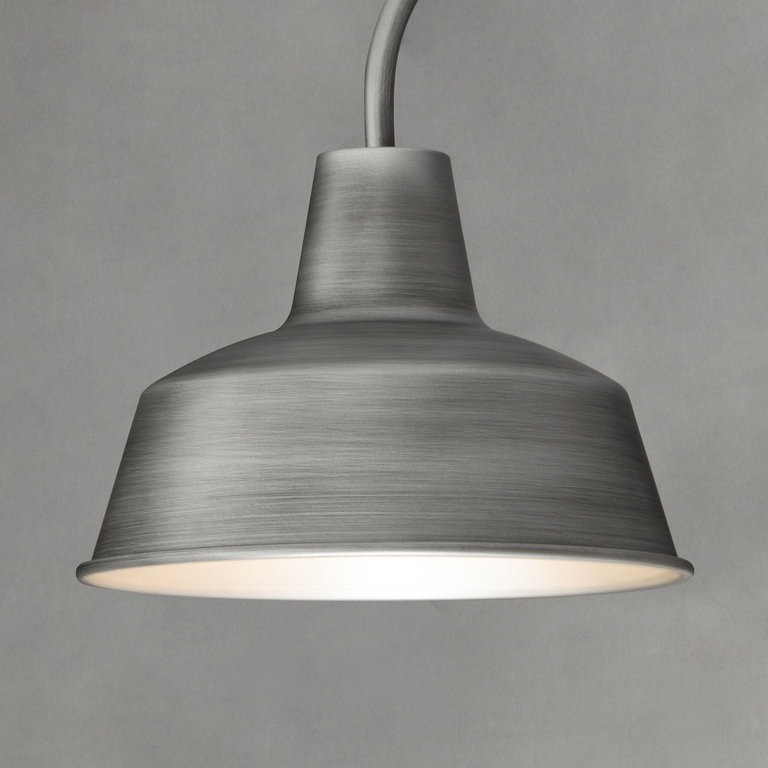 Pier M 1 Light 13 inch Weathered Zinc Outdoor Wall Mount