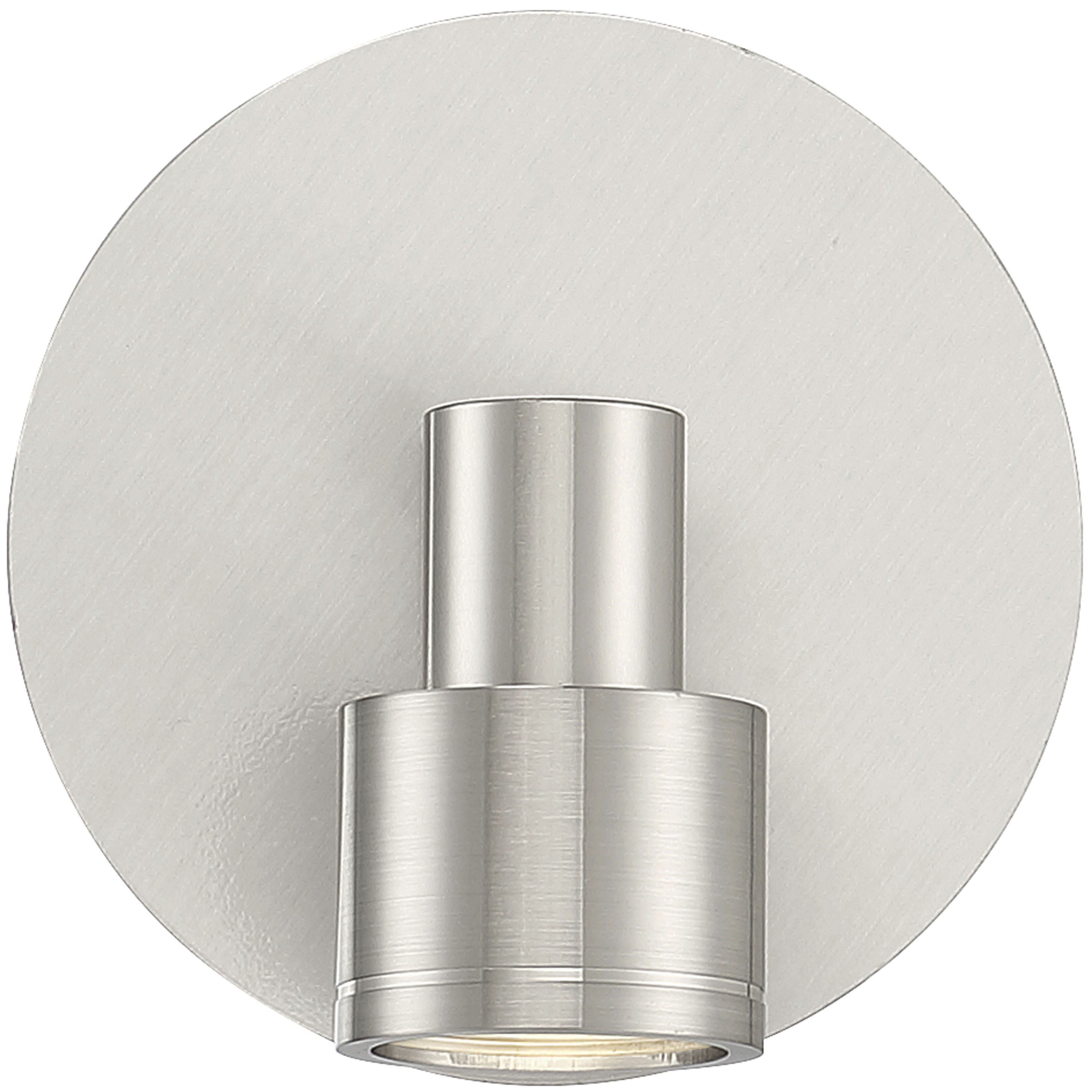 Lincoln LED 6 inch Brushed Steel Flush Mount Ceiling Light
