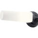 Truby 2 Light 20.75 inch Black Bath Vanity Light Wall Light