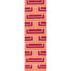 Paddington 36 X 24 inch Dark Coral, Peach, Beige, Garnet Rug