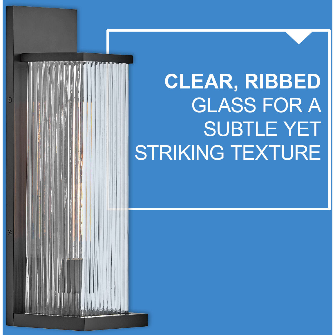 Torrent Outdoor Wall Mount in Black