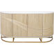 Sconset Natural with White Ash and Brass Credenza