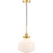 Lyle 1 Light 11 inch Brass Pendant Ceiling Light