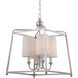 Sylvan 4 Light 16 inch Polished Nickel Lantern Chandelier Ceiling Light