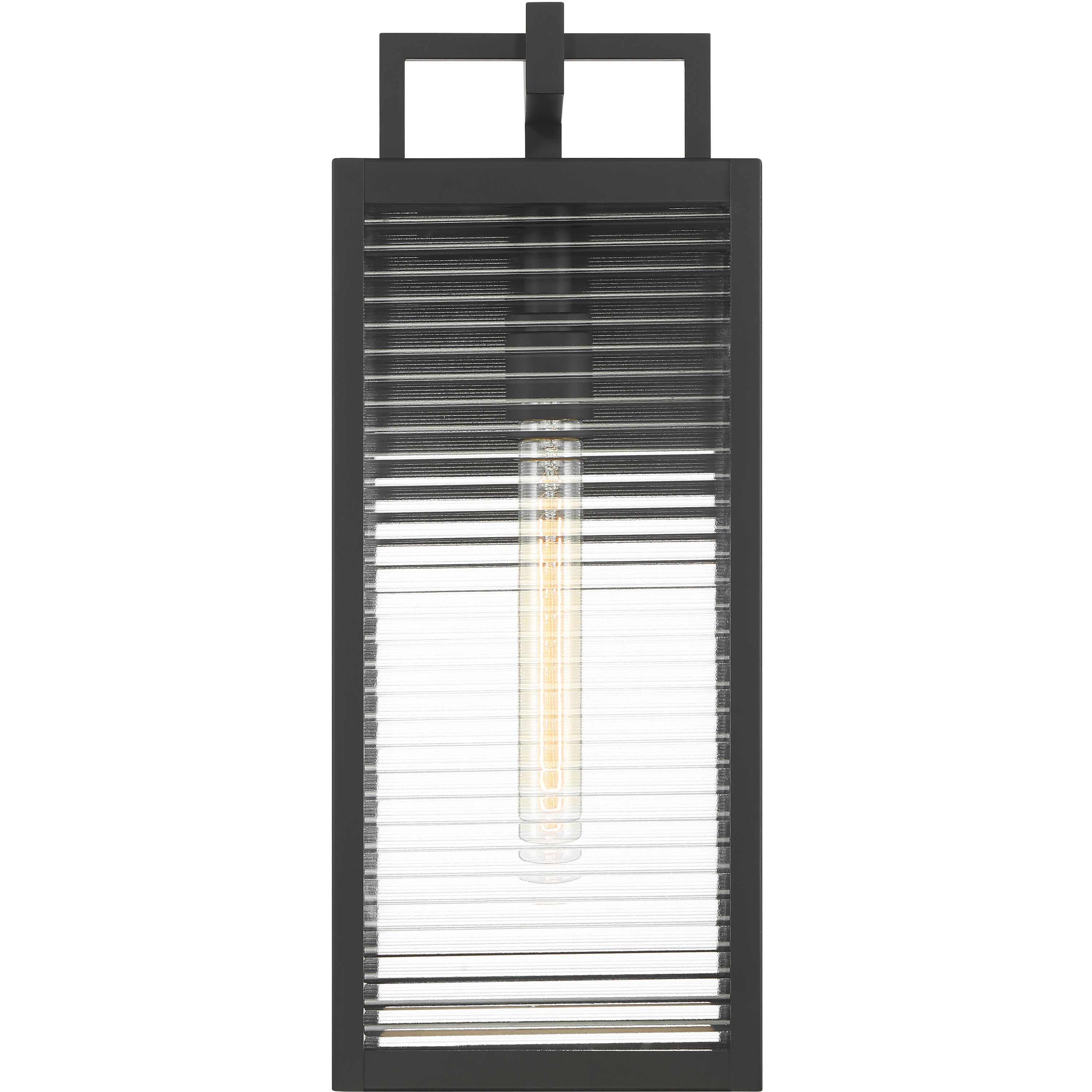 Edgewood 1 Light 19 inch Dark Matte Black Outdoor Wall Sconce