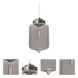 Olin 1 Light Satin Nickel Cord Pendant Ceiling Light in Smoke Glass