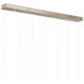 Palatino 7 Light 57 inch Silver Multi-Drop Pendant Ceiling Light