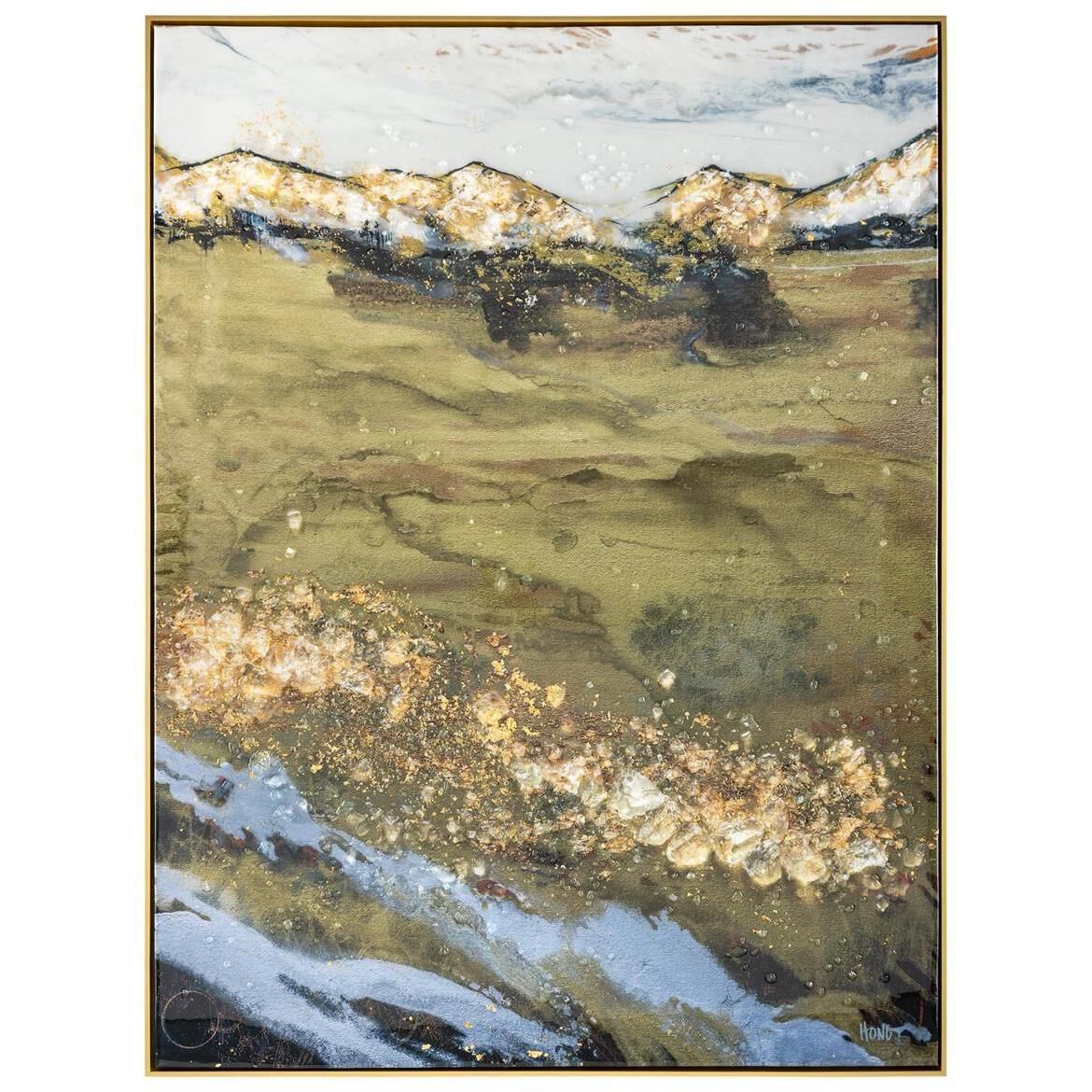 Mary Hong's Golden Mountains 62.12 X 47.12 inch Giclee