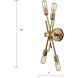 Xenia Sconce Wall Light in Matte Gold
