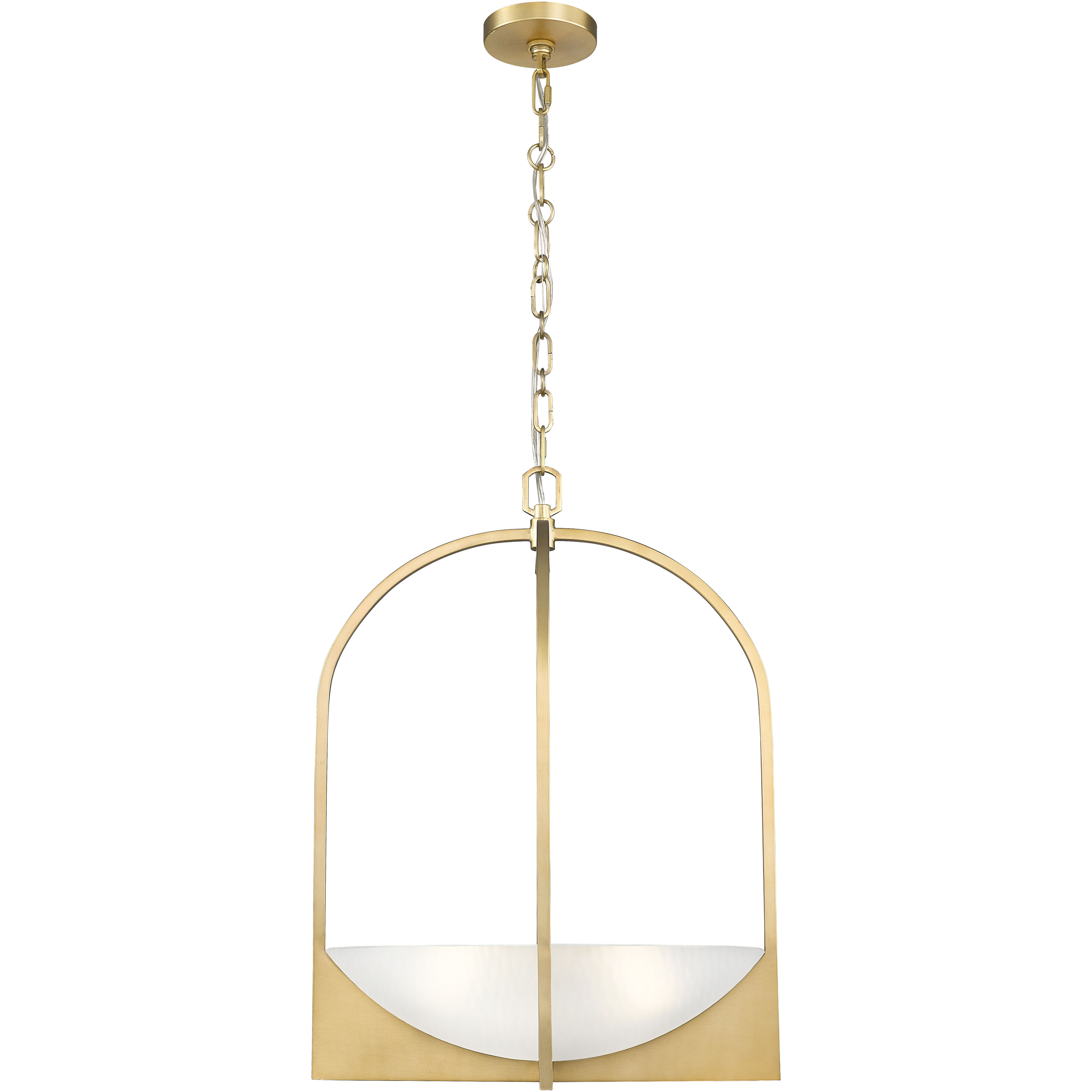 Devon 4 Light 18 inch Modern Gold Pendant Ceiling Light