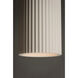 Pleat LED 3.25 inch Black Single Pendant Ceiling Light