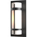 Banded 1 Light 15.8 inch Coastal Black Outdoor Sconce