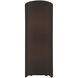Sentosa 2 Light 5 inch Black ADA Wall Sconce Wall Light