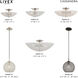 Cassandra 2 Light 13 inch Brushed Nickel Semi-Flush Mount Ceiling Light