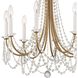 Karrington 8 Light 26 inch Aged Brass Chandelier Ceiling Light