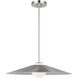 Drew & Jonathan Astra 1 Light 24 inch Brushed Nickel Pendant Ceiling Light, Medium