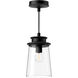 Alora Mood Quincy 1 Light 6 inch Textured Black Exterior Pendant