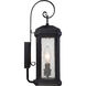 Trumbull 1 Light 15 inch Mystic Black Outdoor Wall