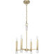 Sunjai 4 Light 17 inch Palm Gold Pendant Ceiling Light