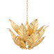 Tropicale 8 Light 26 inch Gold Leaf Pendant Ceiling Light 