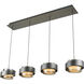 Axis LED 45.5 inch Graphite Linear Island Pendant Ceiling Light