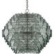 Braithwell 14 Light 29.5 inch Painted Silver Granello Chandelier Ceiling Light