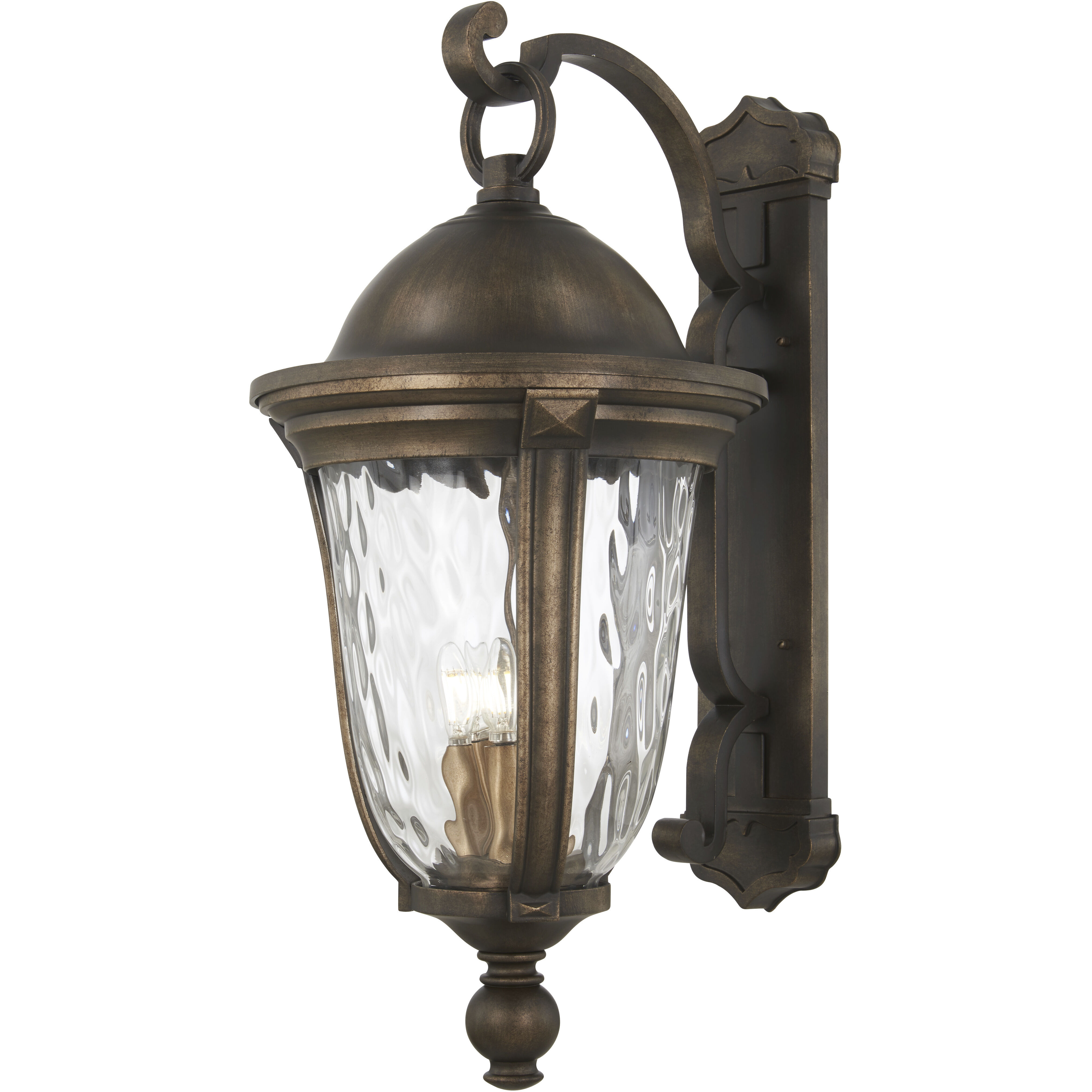 Havenwood 5 Light 31 inch Tavira Bronze And Alder Silver Outdoor Wall Mount, Great Outdoors 
