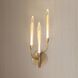 Calle LED 7 inch Brass Wall Sconce Wall Light