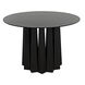 Column 44 X 44 inch Matte Black Dining Table