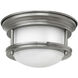 Hadley LED 7.75 inch Antique Nickel Indoor Flush Mount Ceiling Light