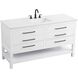 Karson 60 X 34 inch White Bathroom Vanity Cabinet