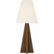 Kelly Wearstler Crue 34 inch 8 watt Natural Walnut Table Lamp Portable Light