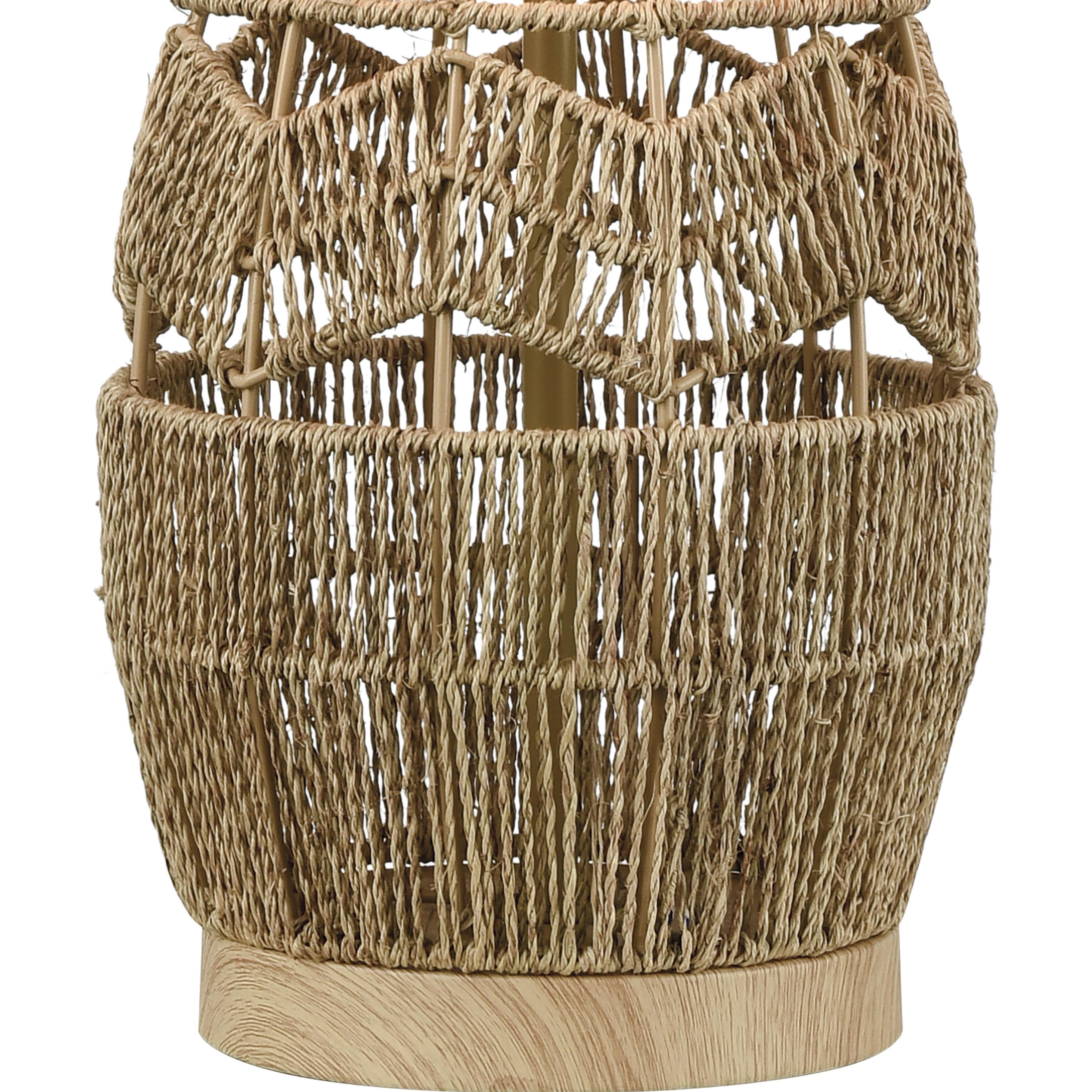 Husk 25 inch 100 watt Natural Table Lamp Portable Light