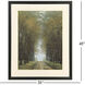 Quiet Haven Green and Black and Yellow Framed Art