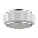 Odessa 3 Light 15.75 inch Polished Nickel Flush Mount Ceiling Light
