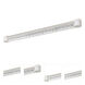HT Series 1 Light White Wall Wash Track Fixture Ceiling Light, Medium