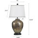 Cameron 31.5 inch 100 watt Valley Bronze and White Table Lamp Portable Light