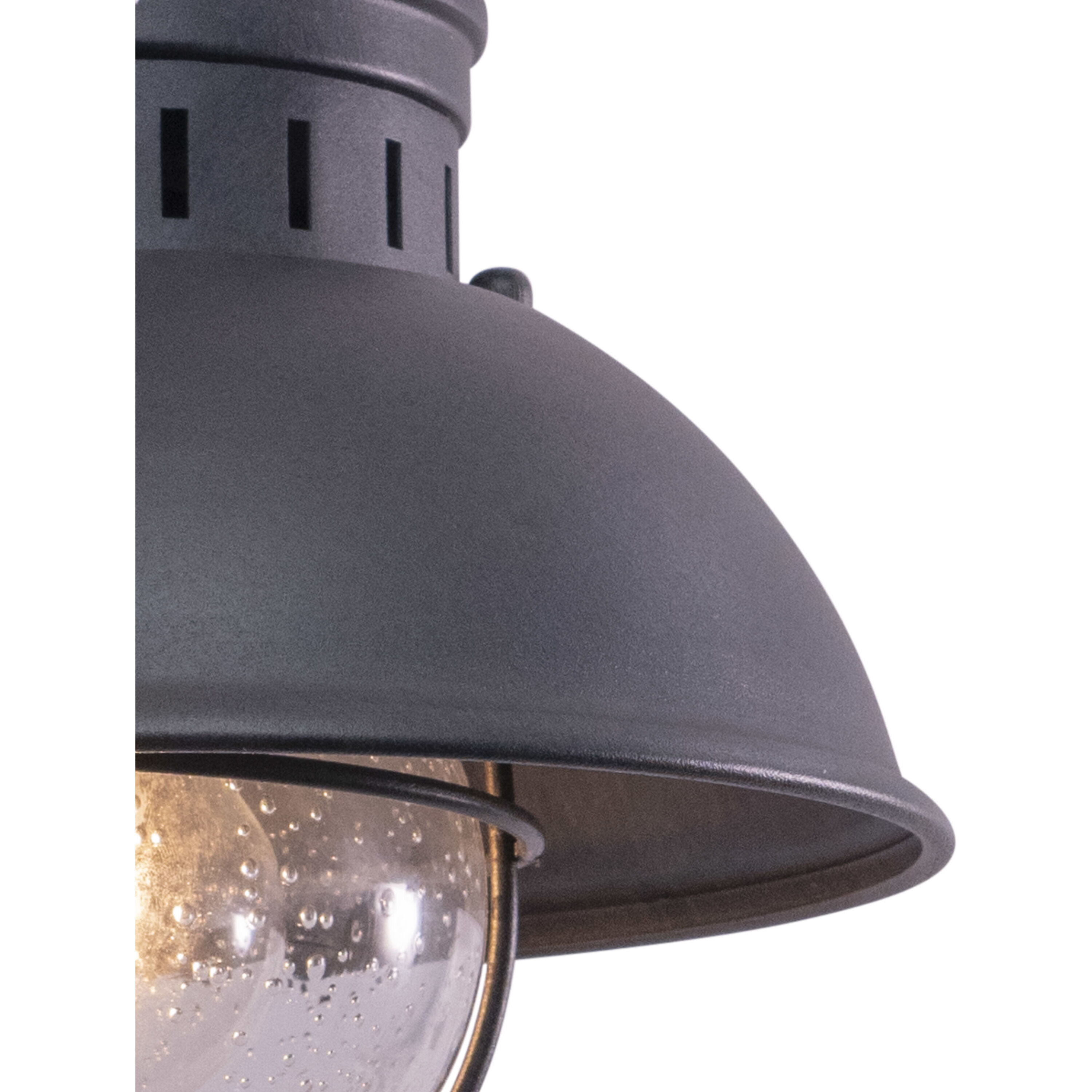 Harwich LED 10 inch Textured Gray Outdoor Ceiling