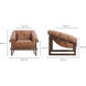 Bellos Brown Occasional Chair