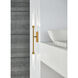 Sean Lavin Spur LED 2.7 inch Satin Nickel ADA Wall Light in LED 90 CRI 2700K, Integrated LED