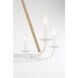 Lanton 8 Light 34 inch Sand White Chandelier Ceiling Light