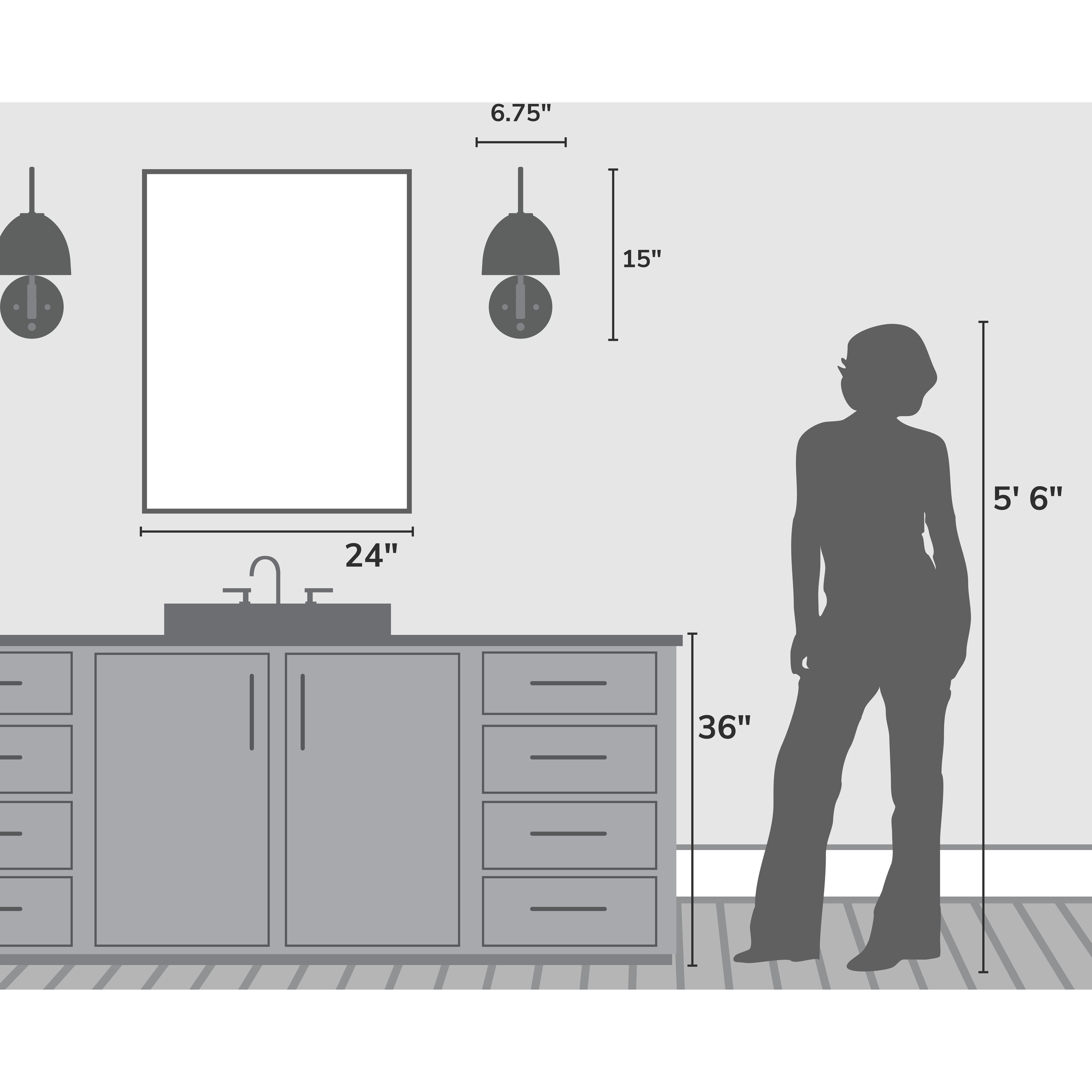 Erling 1 Light 6.75 inch Matte Black Pin Up Sconce Wall Light, Large