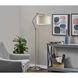 Willard 64 inch 100.00 watt Brushed Steel Floor Lamp Portable Light