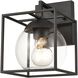 Cubed 1 Light 9 inch Charcoal Outdoor Wall Sconce