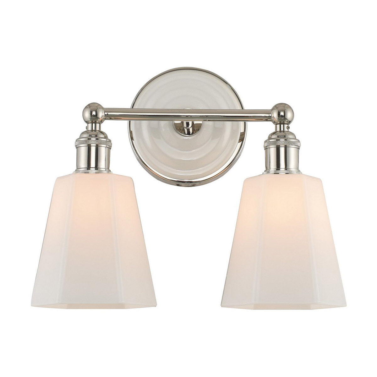 Greenwich 2 Light 13 inch Polished Nickel Bath Vanity Light Wall Light