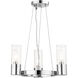 Midtown 3 Light 14.75 inch Polished Chrome Mini Chandelier Ceiling Light