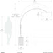Tambo 92 inch 9 watt Weathered Brass and Natural Ash Arc Floor Lamp Portable Light in Mustard Linen